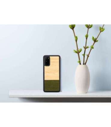 MAN&WOOD case for Galaxy S20 bamboo forest black