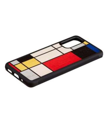 MAN&WOOD case for Galaxy S20 mondrian wood black