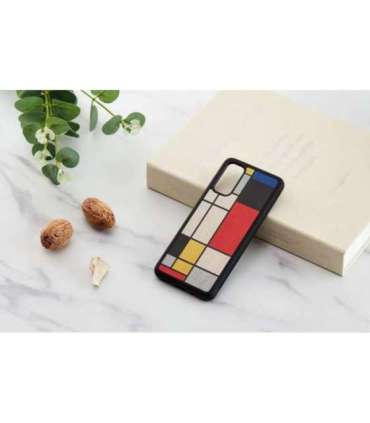 MAN&WOOD case for Galaxy S20 mondrian wood black