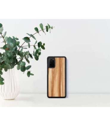 MAN&WOOD case for Galaxy S20+ cappuccino black