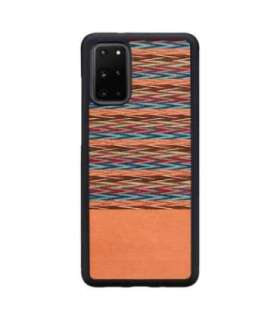 MAN&WOOD case for Galaxy S20+ browny check black
