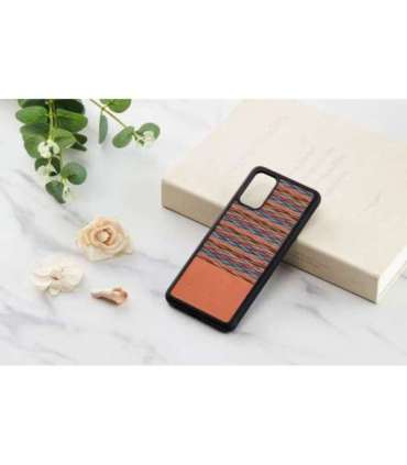 MAN&WOOD case for Galaxy S20+ browny check black