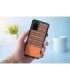 MAN&WOOD case for Galaxy S20+ browny check black