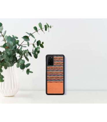 MAN&WOOD case for Galaxy S20+ browny check black