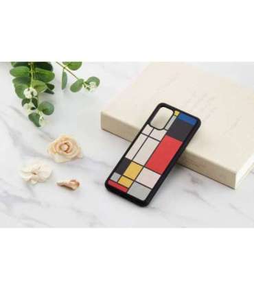 MAN&WOOD case for Galaxy S20+ mondrian wood black