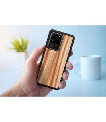 MAN&WOOD case for Galaxy S20 Ultra cappuccino black