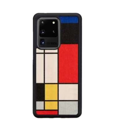 MAN&WOOD case for Galaxy S20 Ultra mondrian wood black