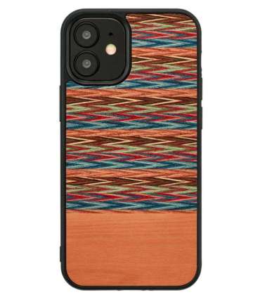MAN&WOOD case for iPhone 12 mini browny check black