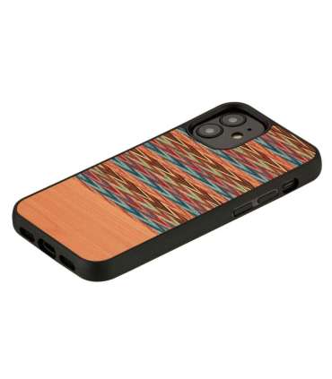 MAN&WOOD case for iPhone 12 mini browny check black