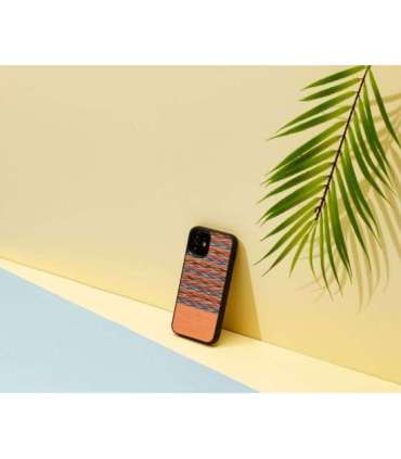 MAN&WOOD case for iPhone 12 mini browny check black