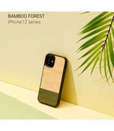 MAN&WOOD case for iPhone 12 mini bamboo forest black