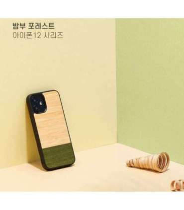 MAN&WOOD case for iPhone 12 mini bamboo forest black