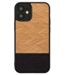 MAN&WOOD case for iPhone 12 mini herringbone nero black