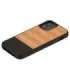MAN&WOOD case for iPhone 12 mini herringbone nero black