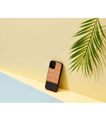 MAN&WOOD case for iPhone 12 mini herringbone nero black