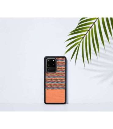 MAN&WOOD case for Galaxy S20 Ultra browny check black
