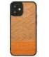 MAN&WOOD case for iPhone 12 mini herringbone arancia black