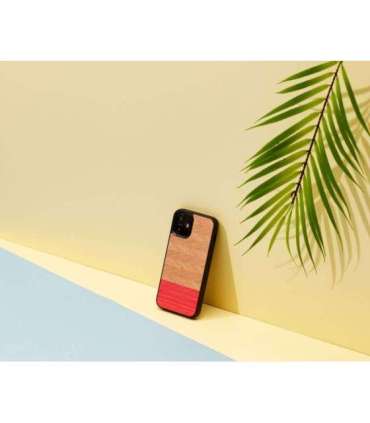 MAN&WOOD case for iPhone 12 mini herringbone azalea black