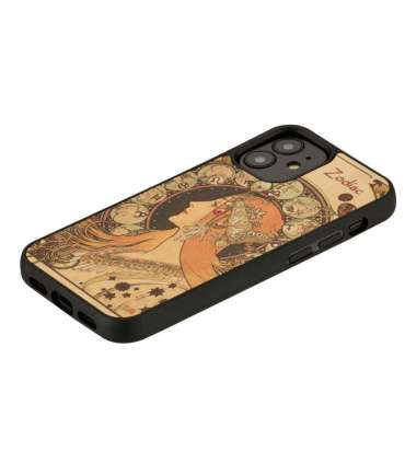 MAN&WOOD case for iPhone 12 mini zodiac black