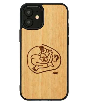 MAN&WOOD case for iPhone 12 mini child with fish