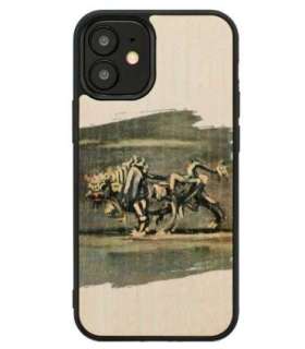 MAN&WOOD case for iPhone 12 mini white bull