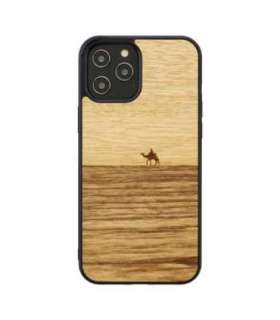 MAN&WOOD case for iPhone 12/12 Pro terra black