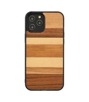 MAN&WOOD case for iPhone 12/12 Pro sabbia black