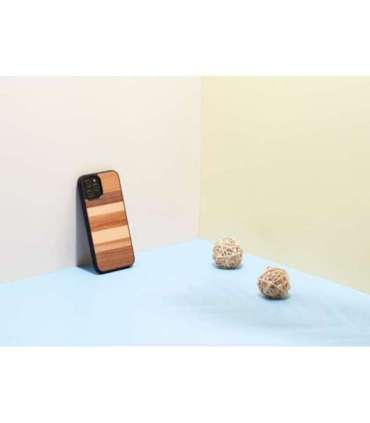 MAN&WOOD case for iPhone 12/12 Pro sabbia black