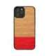 MAN&WOOD case for iPhone 12/12 Pro herringbone azalea black