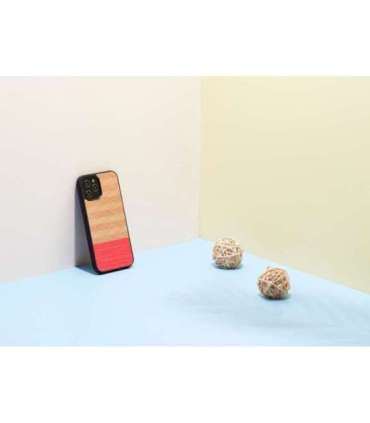 MAN&WOOD case for iPhone 12/12 Pro herringbone azalea black