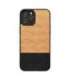 MAN&WOOD case for iPhone 12 Pro Max herringbone nero black