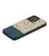 MAN&WOOD case for iPhone 12 Pro Max blue flower black