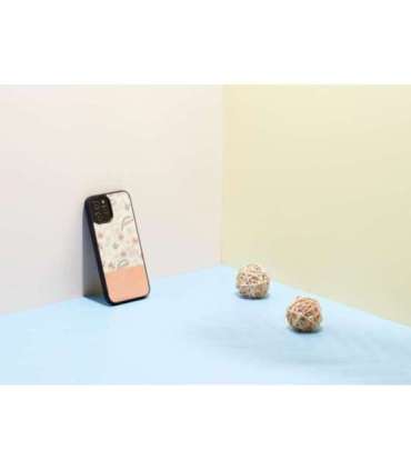 MAN&WOOD case for iPhone 12 Pro Max pink flower black
