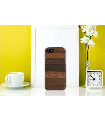 MAN&WOOD case for iPhone 7/8 fango black