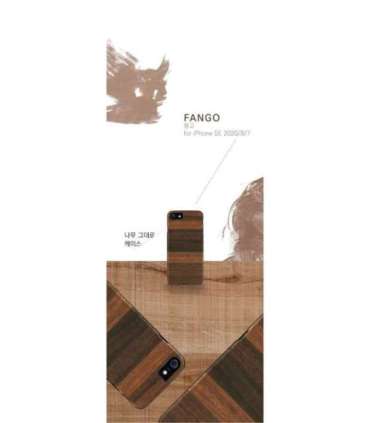 MAN&WOOD case for iPhone 7/8 fango black