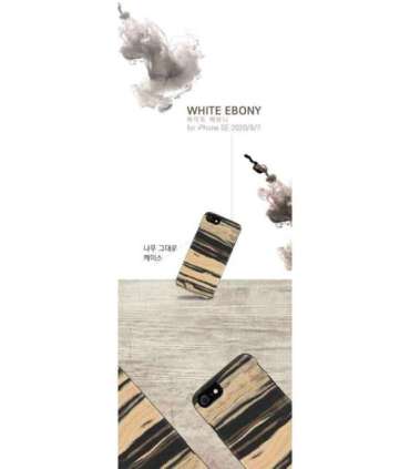 MAN&WOOD case for iPhone 7/8 white ebony black