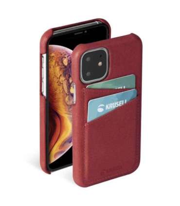 Krusell Sunne CardCover Apple iPhone 11 vintage red (61791)