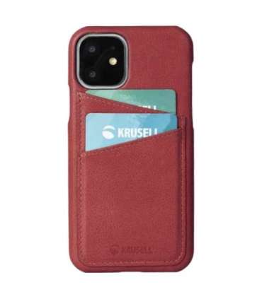 Krusell Sunne CardCover Apple iPhone 11 vintage red (61791)