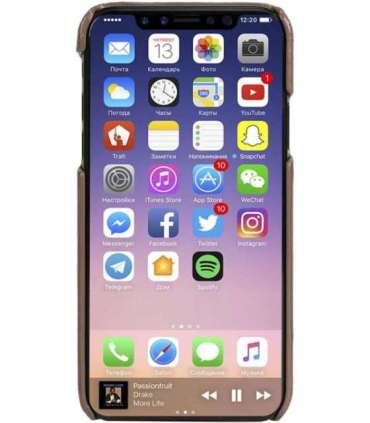 Krusell Sunne 2 Card Cover Apple iPhone X vintage cognac (61104)