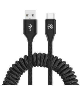Tellur Data Cable Extendable USB to Type-C 3A 1.8m Black