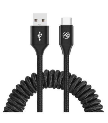 Tellur Data Cable Extendable USB to Type-C 3A 1.8m Black
