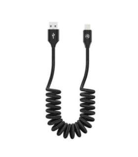 Tellur Data Cable Extendable USB to Lightning 3A 1.8m Black