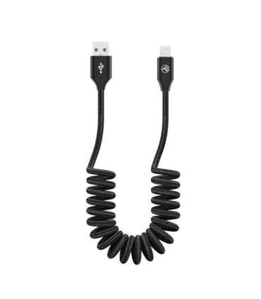 Tellur Data Cable Extendable USB to Lightning 3A 1.8m Black