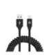 Tellur Data Cable Extendable USB to Lightning 3A 1.8m Black