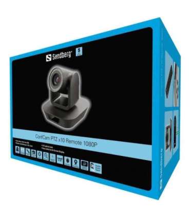 Sandberg 134-30 ConfCam PTZ x10 Remote 1080P