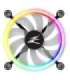Zalman ZM-LF120 120mm, ARGB, 5V 3-Pin, EBR