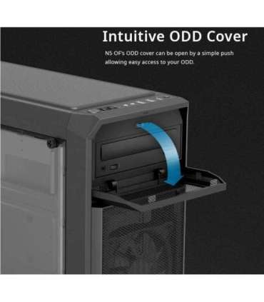 Zalman N5 OF ATX, White LED x3, ODD