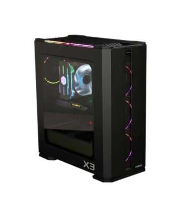 Zalman X3 BLACK ATX, ARGB fan x4, T/G