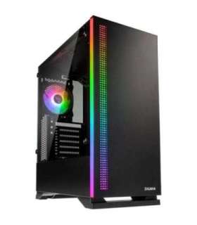 Zalman S5 Black ATX, RGB fan + fan, T/G
