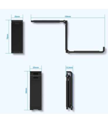 Zalman ZM-FH10 BK Aluminum Black